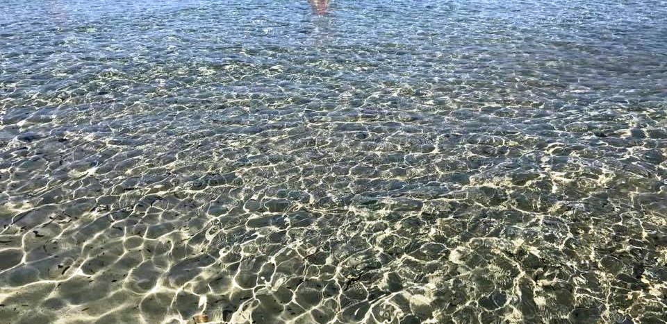 mare cristallino della spiaggia di San Lorenzo in Sicilia