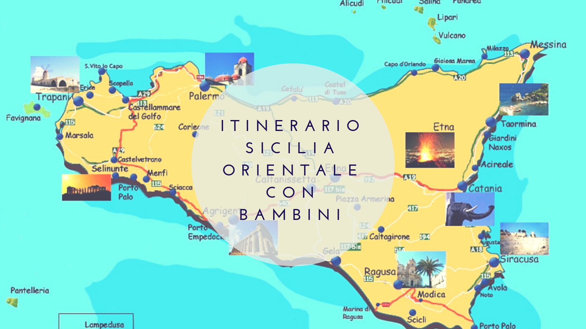 itinerario sicilia orientale con bambini