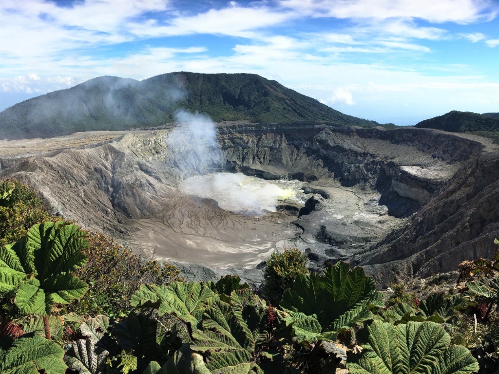 cratere del vulcano Poas in Costa Rica