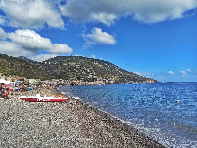 spiaggia di Canneto a Lipari