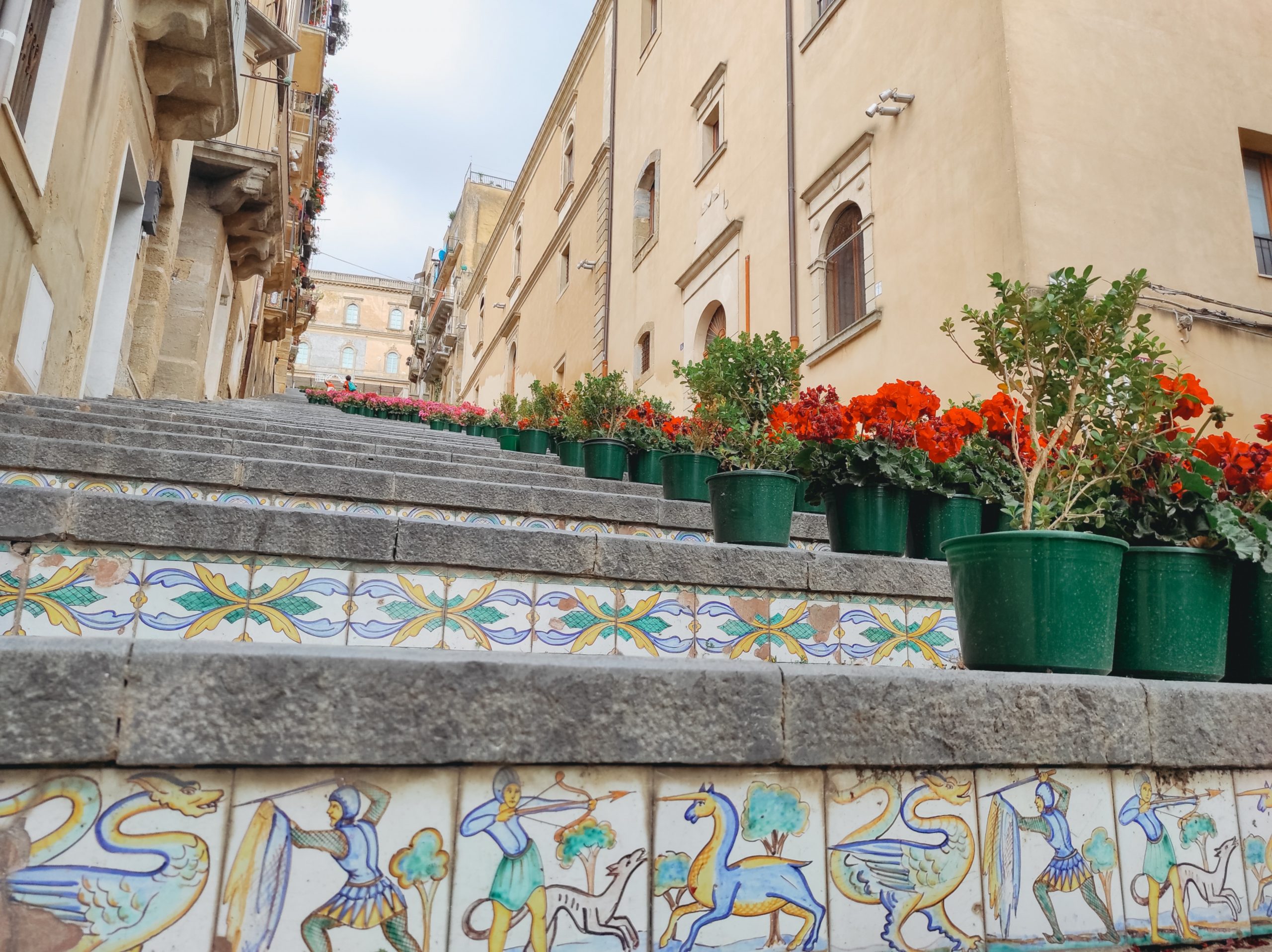 i gradini in ceramica della scalinata di Caltagirone